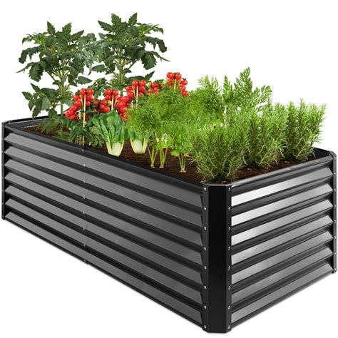 metal raised bed garden boxes|cheap above ground gardening containers.